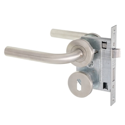 M9A40 - 2 Lever Lockset Molly ST/ST Rose -M9A40_A_L_T